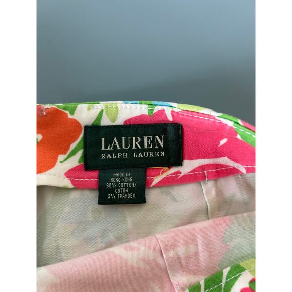 Lauren Ralph Lauren skirt womens size 4 floral print classic stretchy - Picture 5 of 7